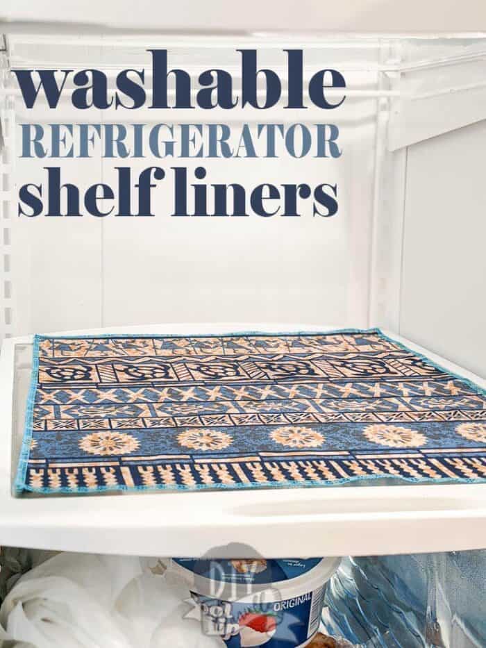 This tutorial will cover how to make easy, reusable, and washable refrigerator mats using PUL fabric. This is a great way to use extra PUL if you have some laying around from making cloth diapers. It's also a great item to make to help make cleaning your refrigerator fast and easy. I found having two sets to be perfect for easily swapping out liners on cleaning day.