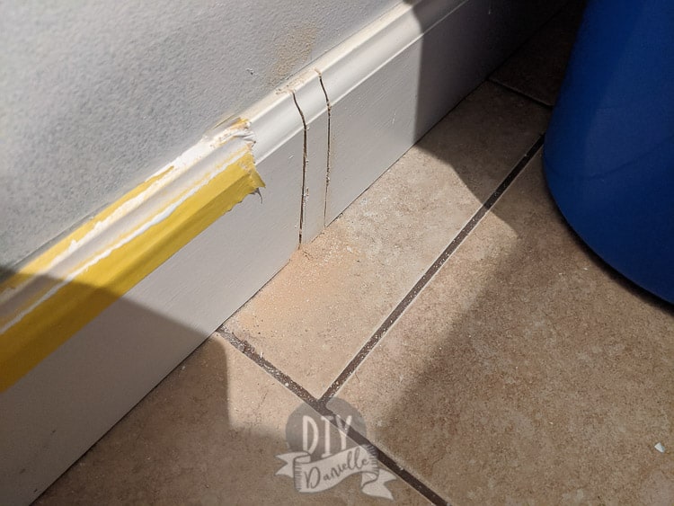 How to Cut Baseboard on the Wall DIY Danielle®