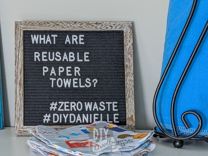 Reusable Kitchen Roll Unpaper Towels Zero Waste Cloths Made From