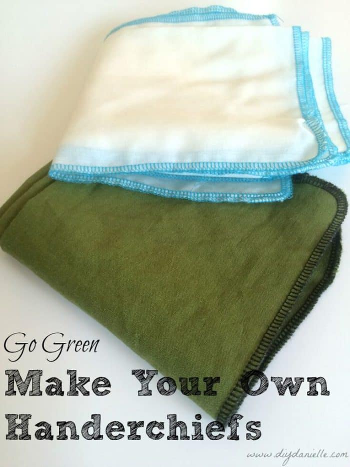 Reusable Tissues & How to Make a DIY Handkerchief - DIY Danielle®