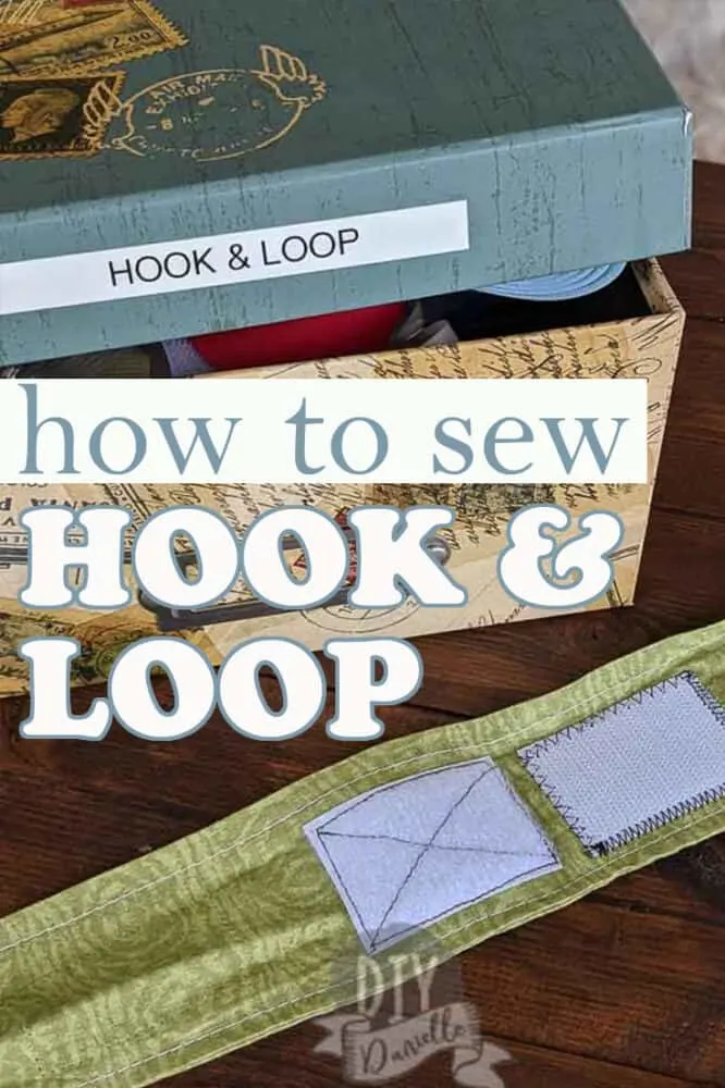 How to sew Hook and Loop, often called "Velcro" (a brand of hook and loop)