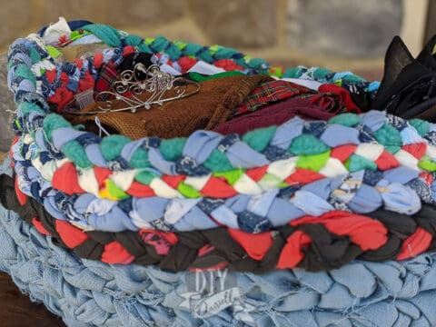 How to Make a Braided Storage Basket with Handles - DIY Danielle®