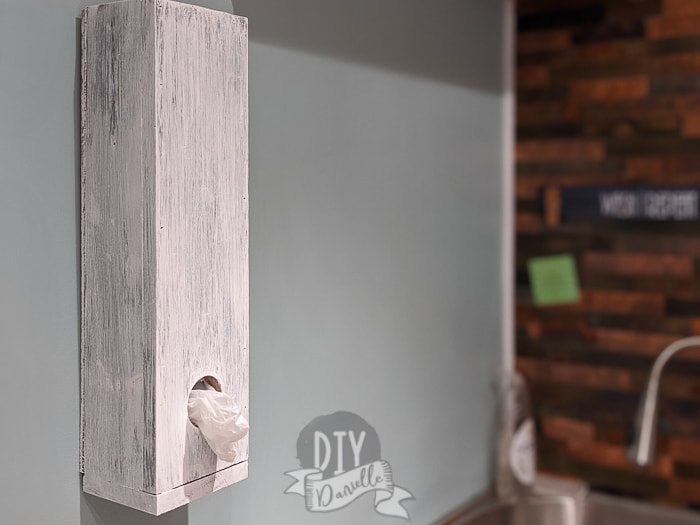 Grocery Bag Storage Holder DIY Woodworking Plan - DIY Danielle®