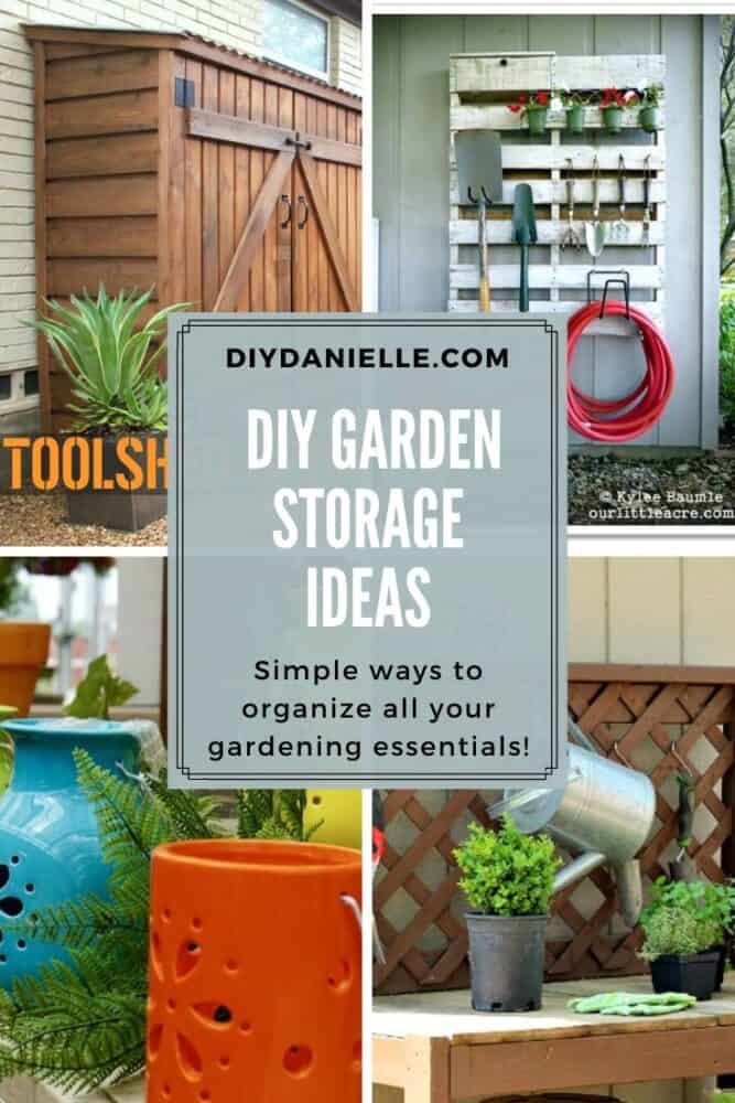 garden storage diy ideas 