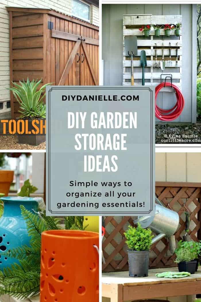 diy garden storage ideas