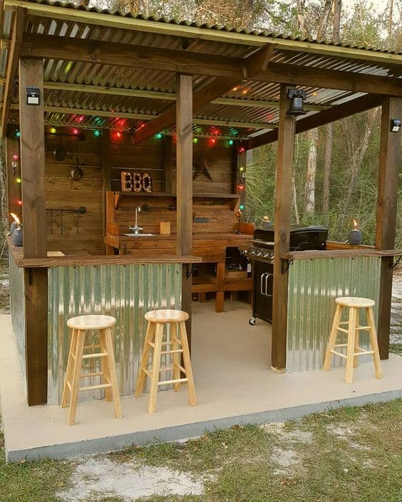 Inexpensive DIY Outdoor Kitchen Ideas