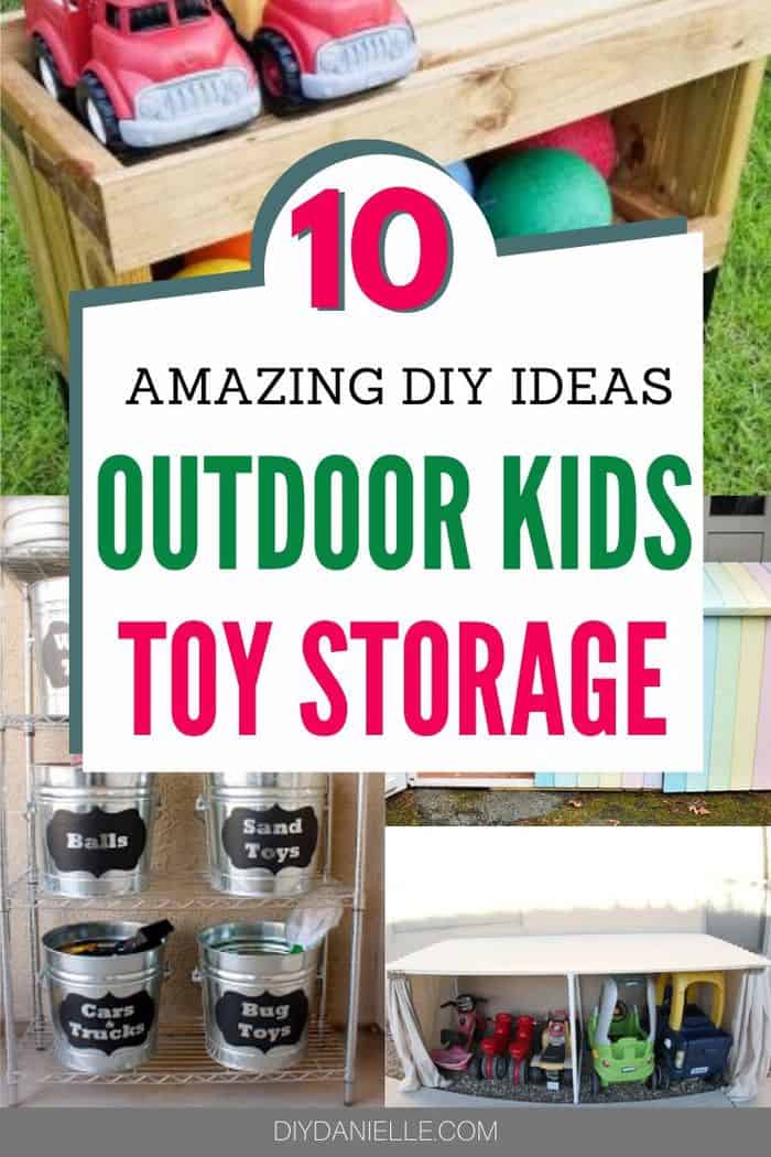 Creative DIY Outdoor Toy Storage Ideas