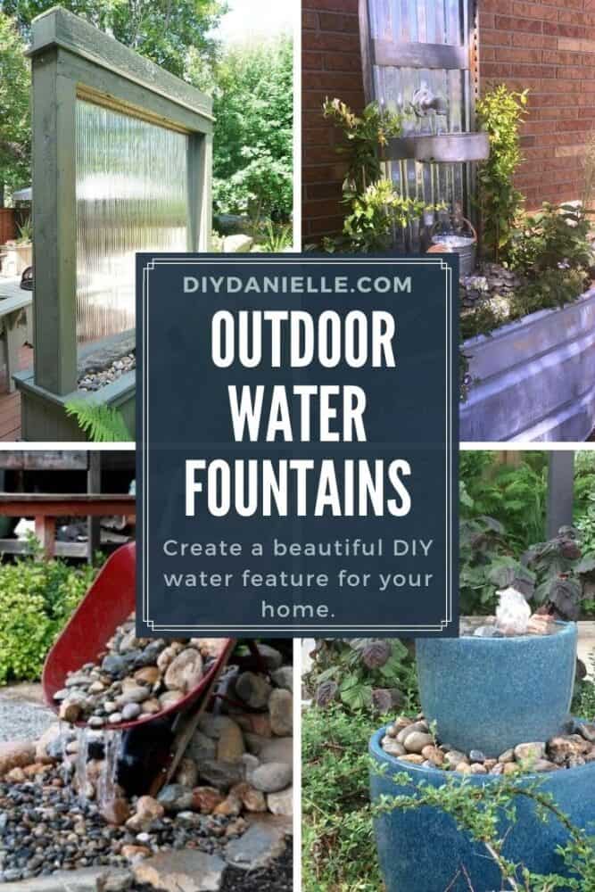 DIY Water fountain for your outdoor space