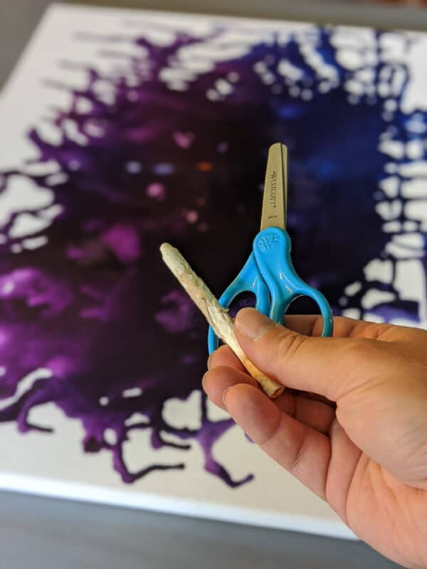 How to Make a Galaxy with Wax Crayon Art - DIY Danielle®