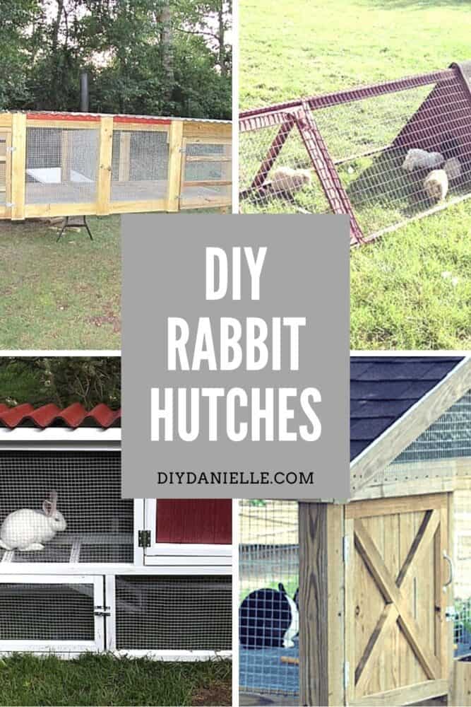 Easy To Build DIY Rabbit Hutch Ideas With Tutorials