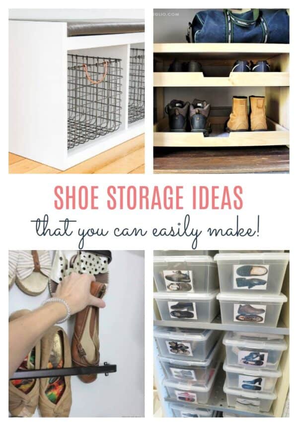 Quick And Easy Shoe Storage Ideas to DIY