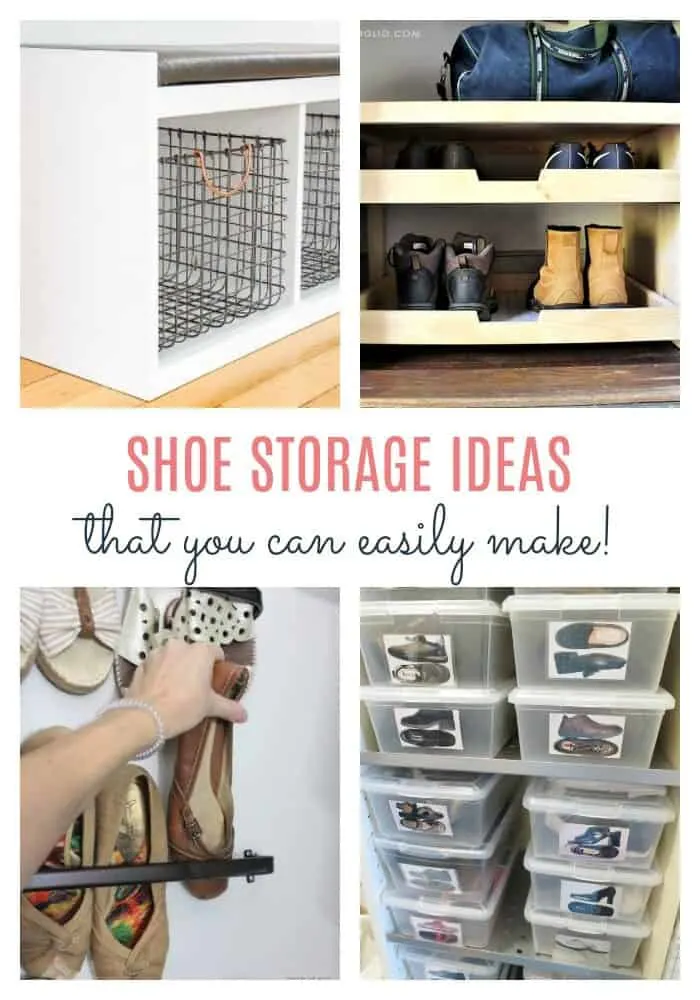 Quick And Easy Shoe Storage Ideas To Diy, Shoe Storage Ideas For Small Closets