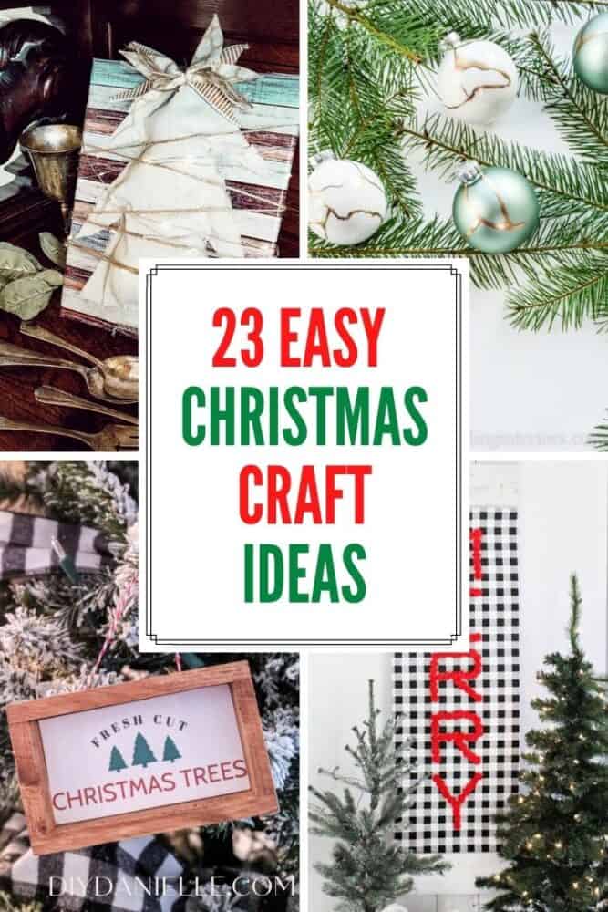 Christmas crafts collage