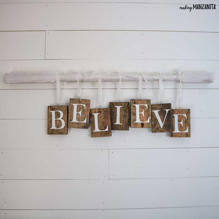 Image for DIY Christmas Sign with Farmhouse Style