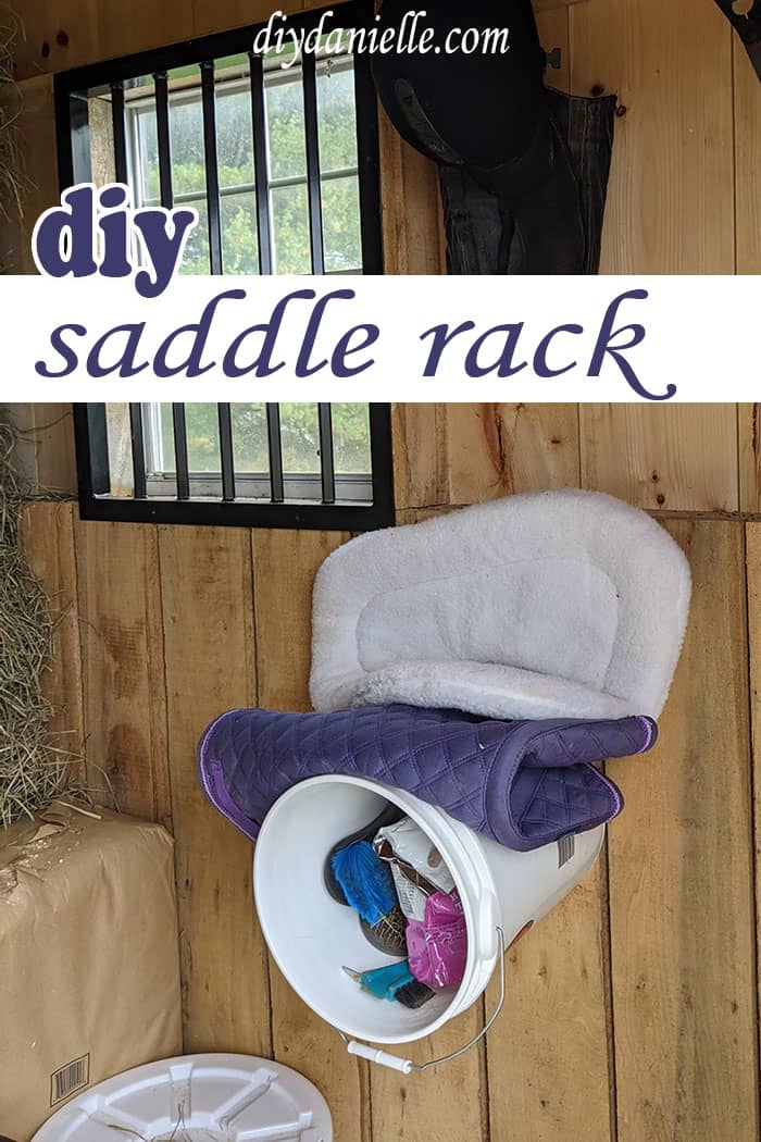 DIY Horse Saddle Rack