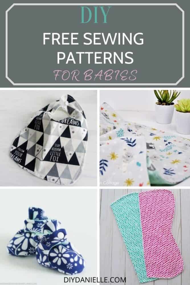 Tons of Free Sewing Patterns for Baby  Baby sewing patterns free, Beginner  sewing projects easy, Sewing projects for beginners