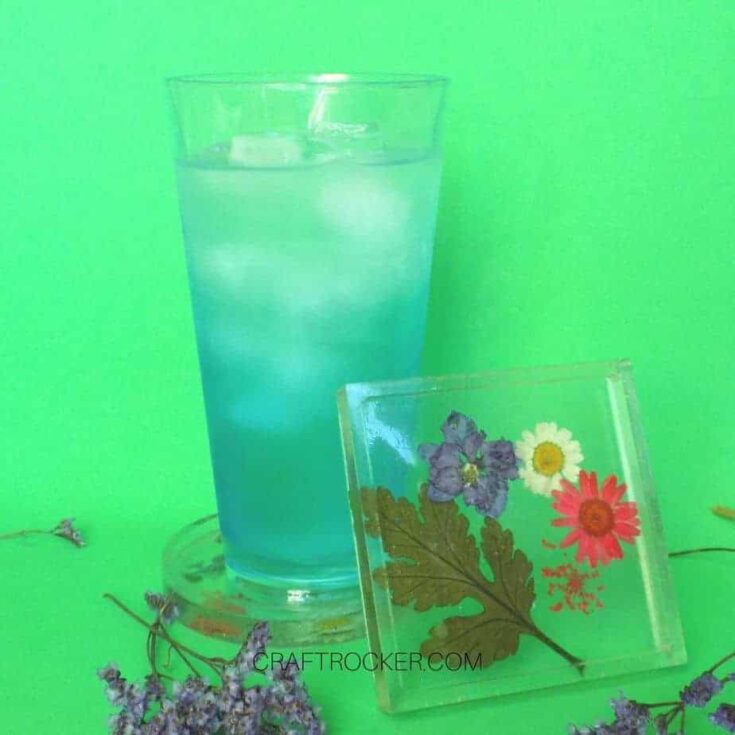 Image for Pressed Flower Resin Coasters
