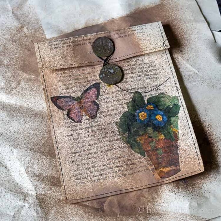 Image for DIY Beautiful Book Page Bags Craft