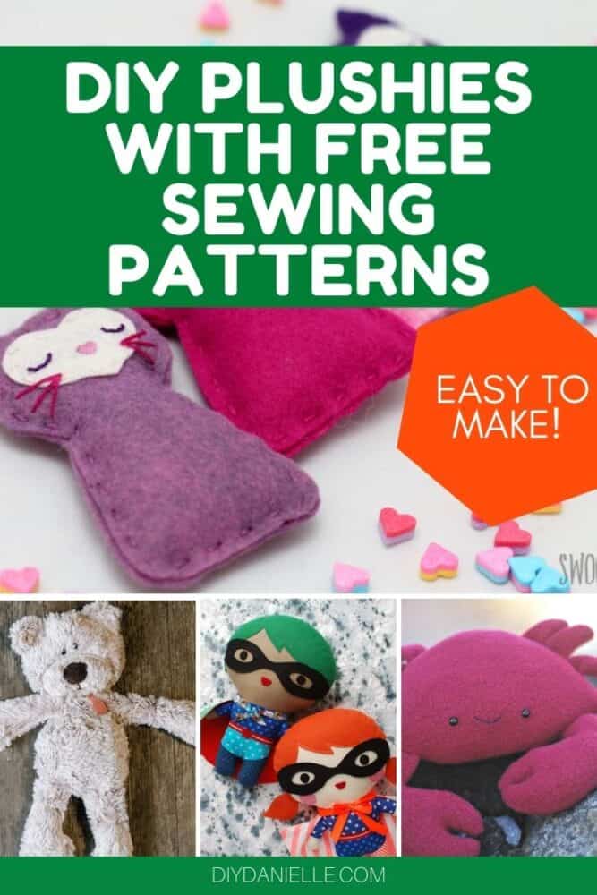 Free Stuffed Animal Patterns - the cutest! - U Create  Stuffed animal  patterns, Sewing stuffed animals, Sewing projects