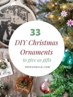 diy Christmas ornament gifts
