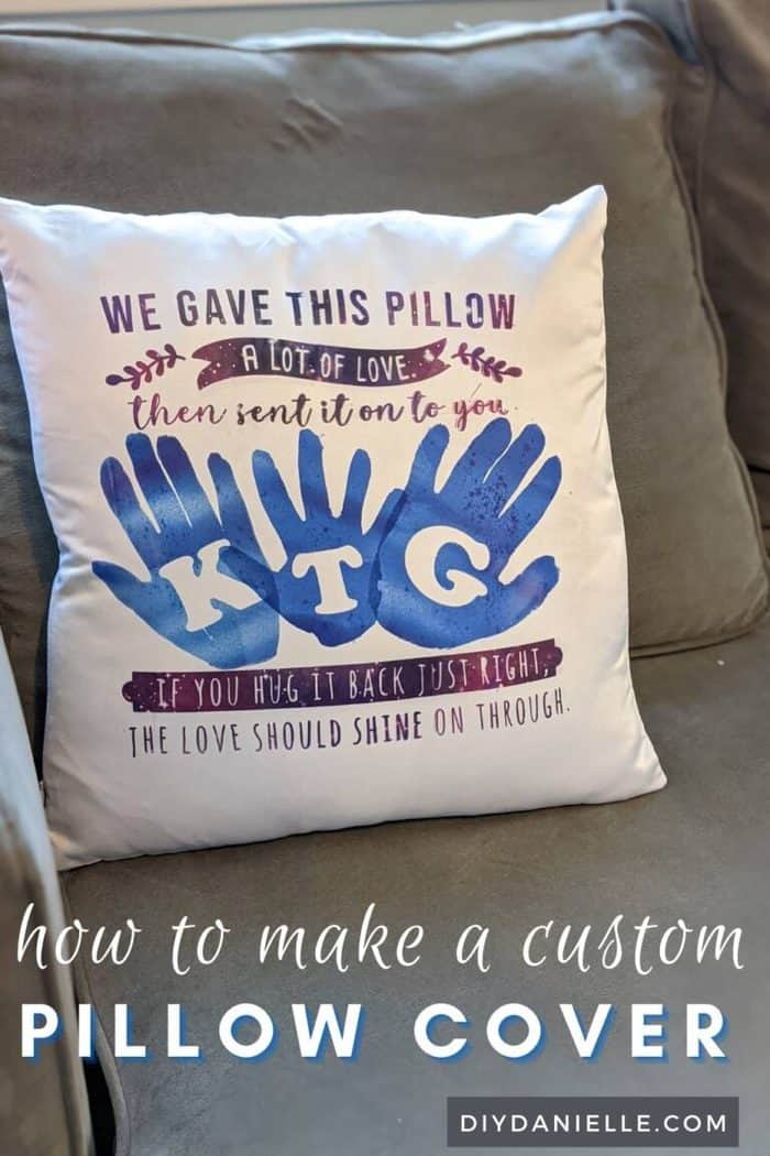 How to Make Pillow Covers with Cricut Infusible Ink DIY Danielle®