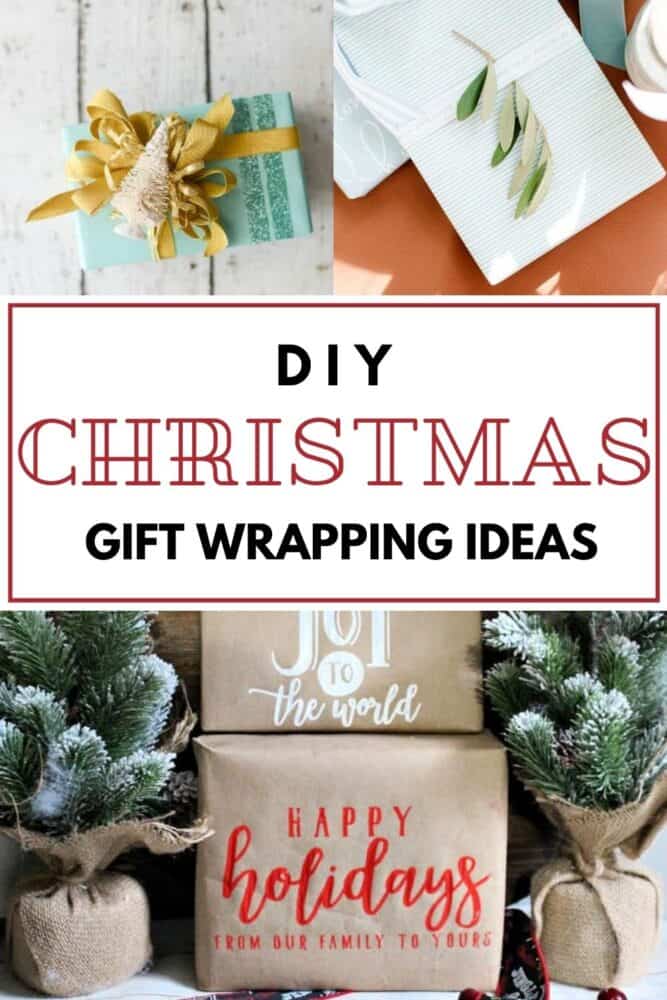 diy gift wrapping ideas for Christmas and other holidays