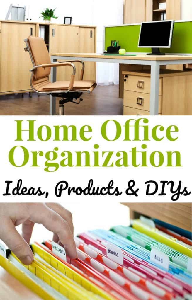 12+ Home Office Organization Ideas, Hacks & Tips