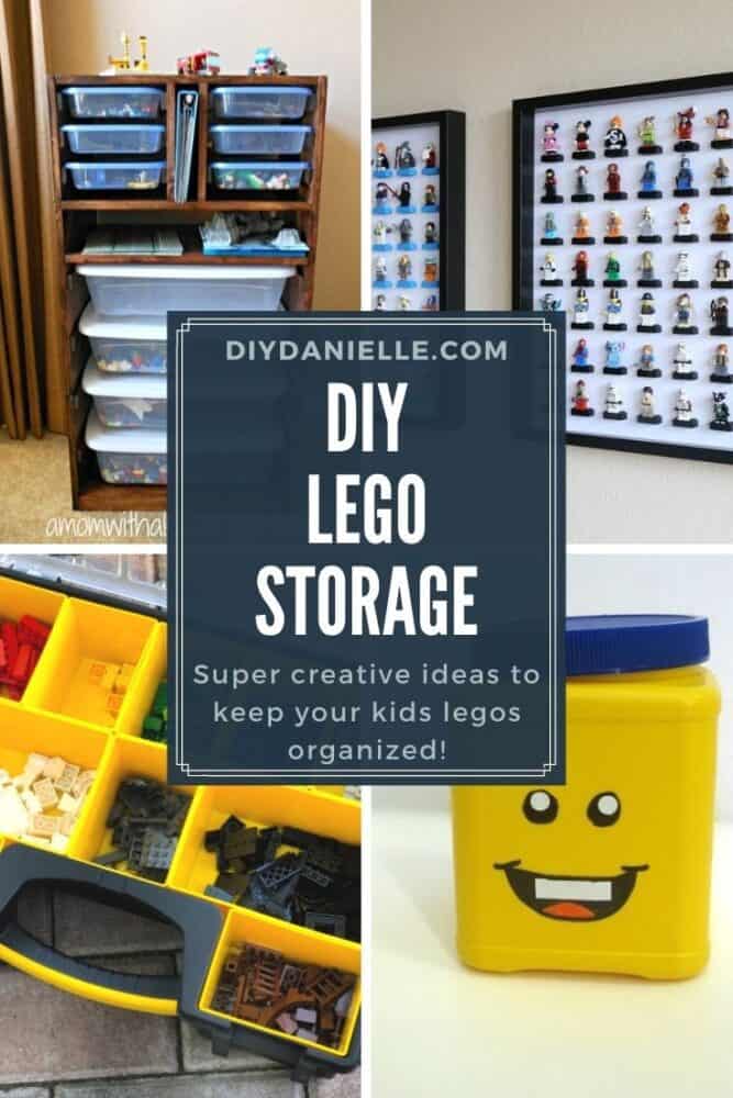 15 DIY Kids Lego Toy Storage Ideas - Easy To Make