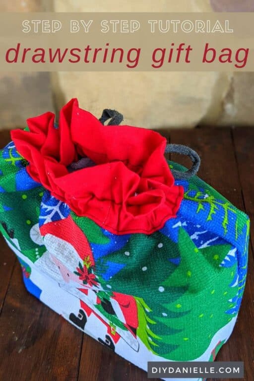 DIY Gift Bag from a Hand Towel - DIY Danielle®