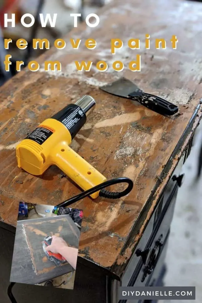 How To Remove Paint From Wood The Easy, How To Remove Paint From Wood Furniture