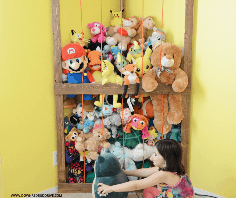 stuffed animal corner cage