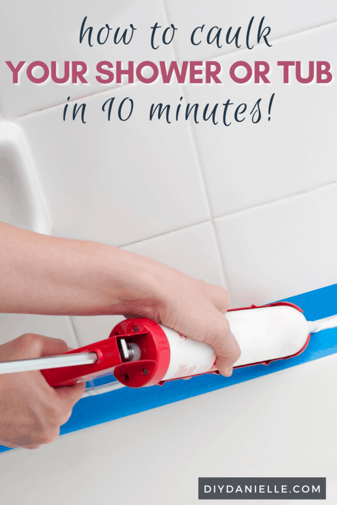 Learn how to caulk a shower in under 10 minutes!