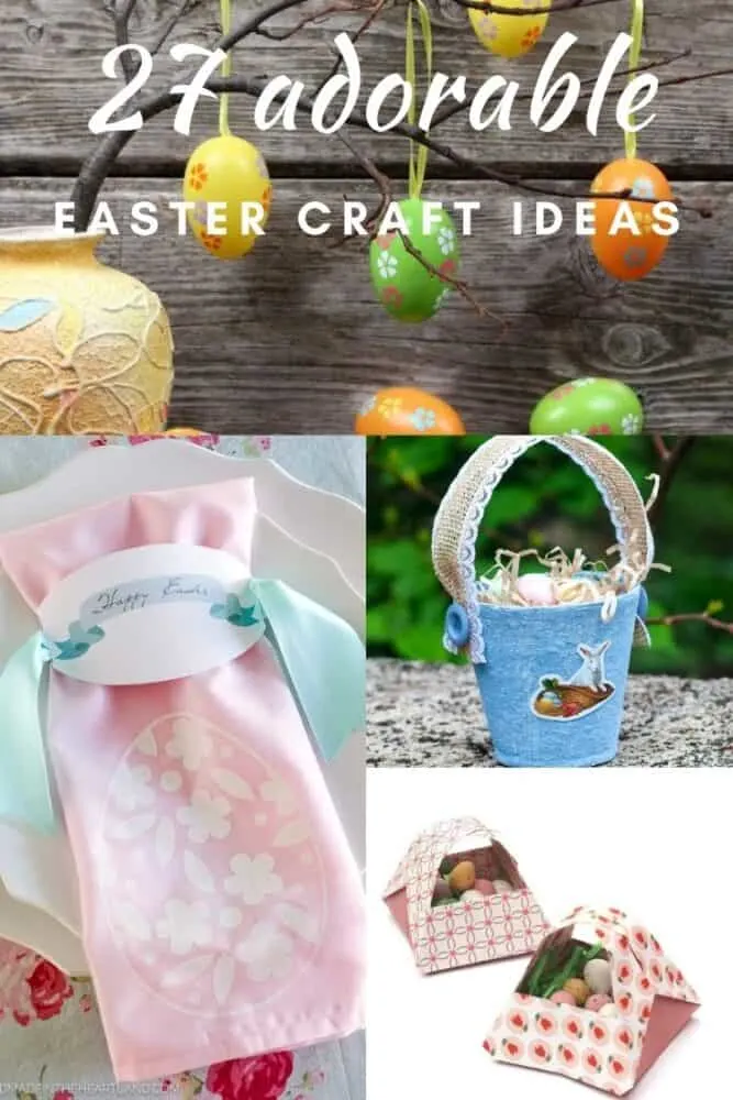 Easter craft ideas pin image