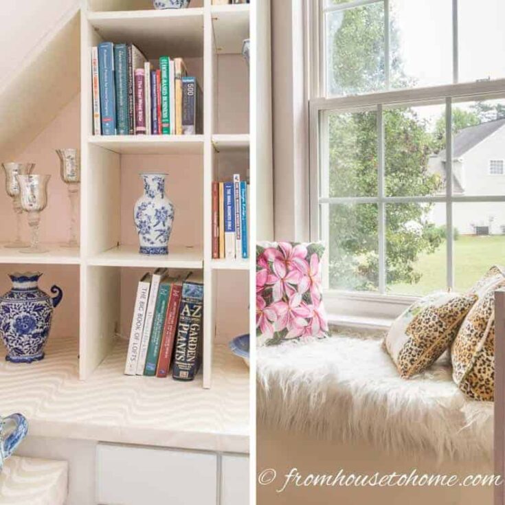 Image for How To Build DIY Bonus Room Bookshelves And Window Bench
