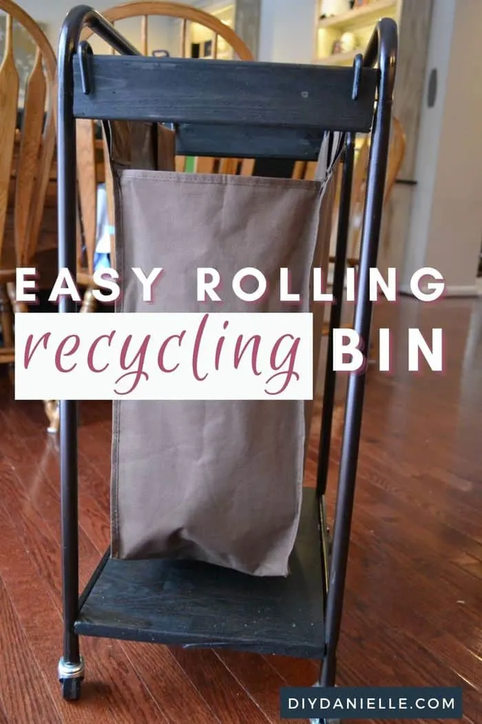 Upcycled Laundry Sorter to Recycling Bin