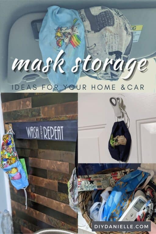 Mask Storage Ideas for Your Home and Vehicle DIY Danielle®