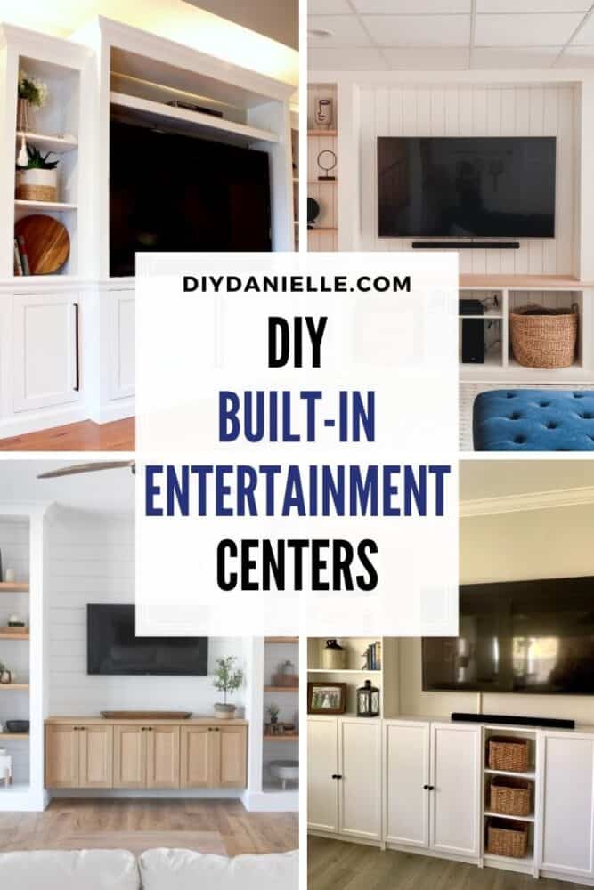 19 Gorgeous Diy Built-In Entertainment Center Ideas - Diy Danielle®