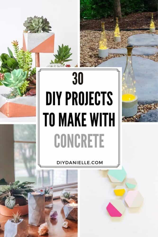 DIY Concrete Letters