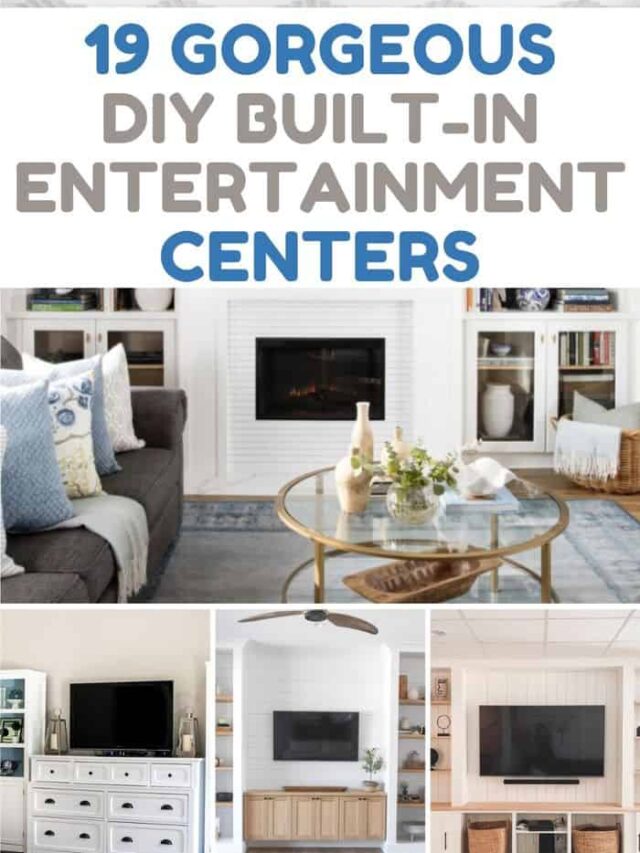 BuiltIn Entertainment Centers DIY Danielle®