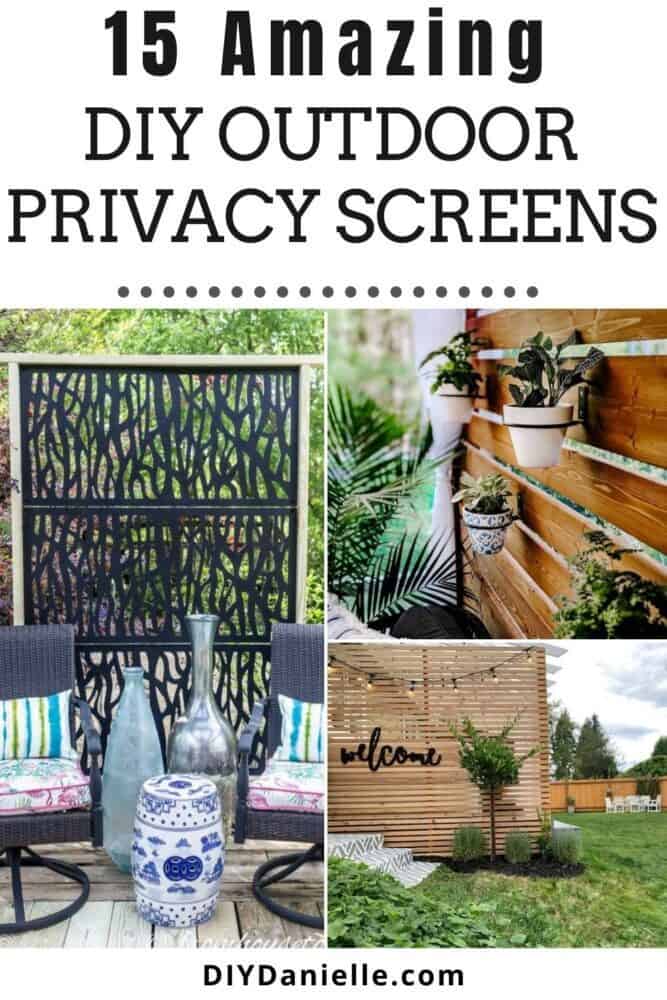 Budget-Friendly DIY Outdoor Privacy Screen