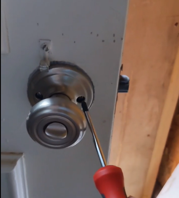 How to Replace an Exterior Door Knob DIY Danielle®