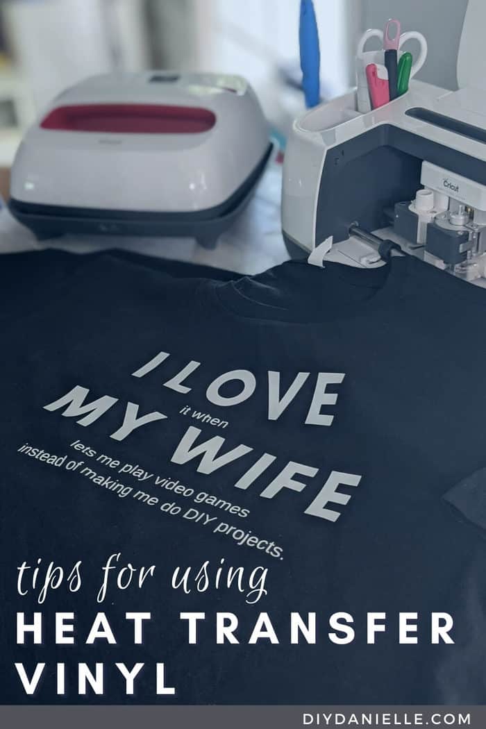 How to Use Heat Transfer Vinyl Guide to Iron On Vinyl DIY Danielle®