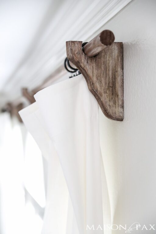 15 Super Creative DIY Curtain Rods That Are Easy To Make