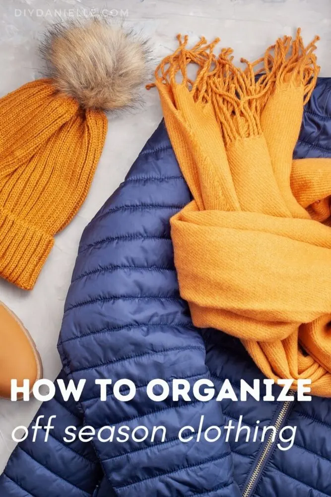 How to organize seasonal clothing. Tips for organizing winter and summer clothes for your whole family. 