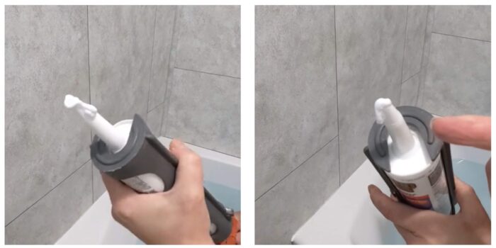 How to Caulk a Shower or Bathtub - DIY Danielle®