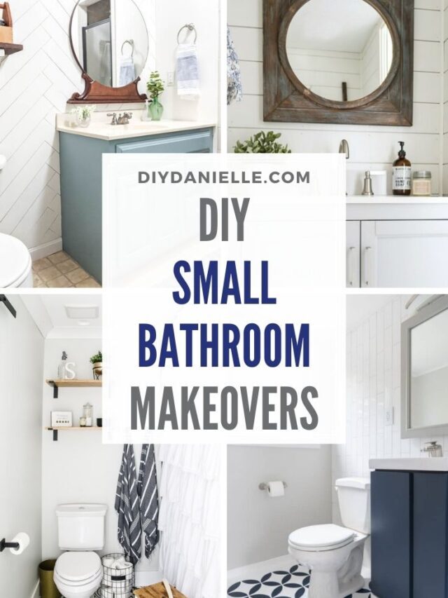 Small DIY Bathroom Makeovers