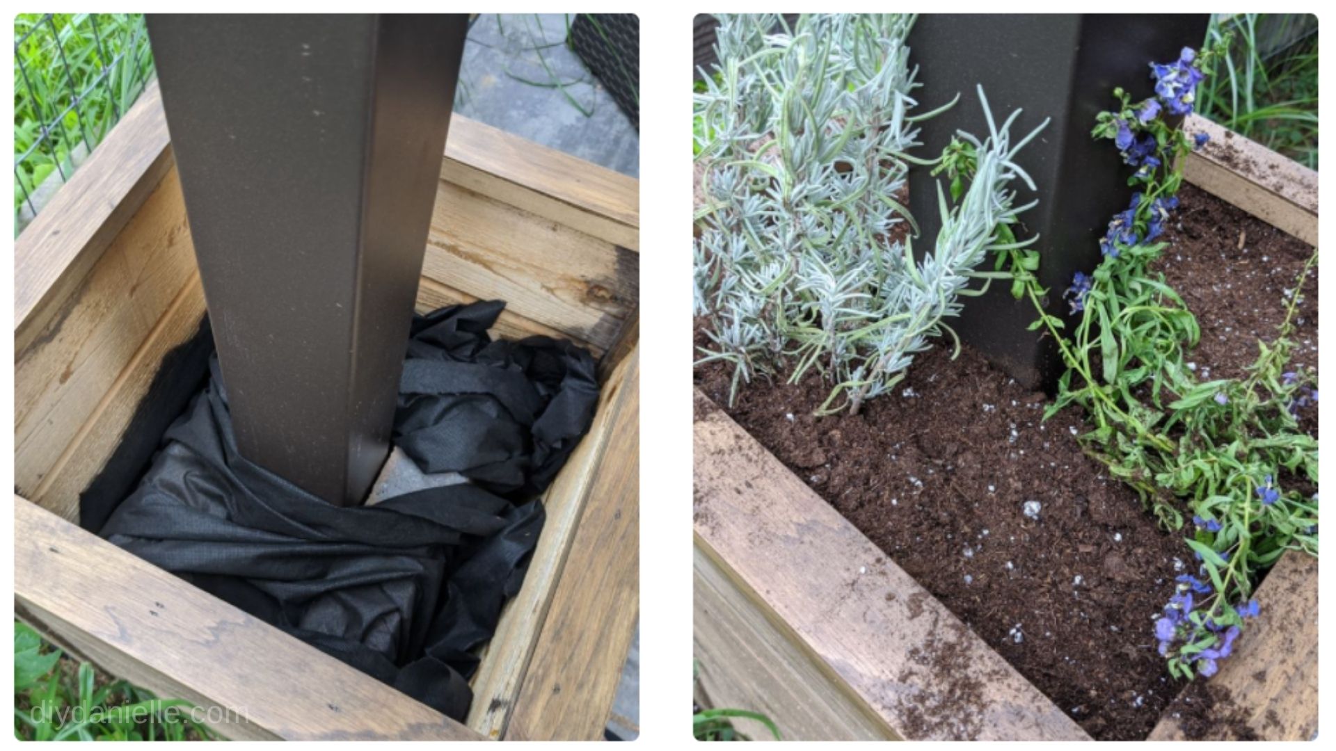 Anchor a Gazebo with Planters With DIY Planter Box Plans DIY Danielle®