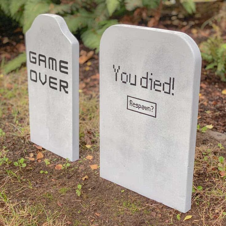 Image for Easy DIY Halloween Tombstones