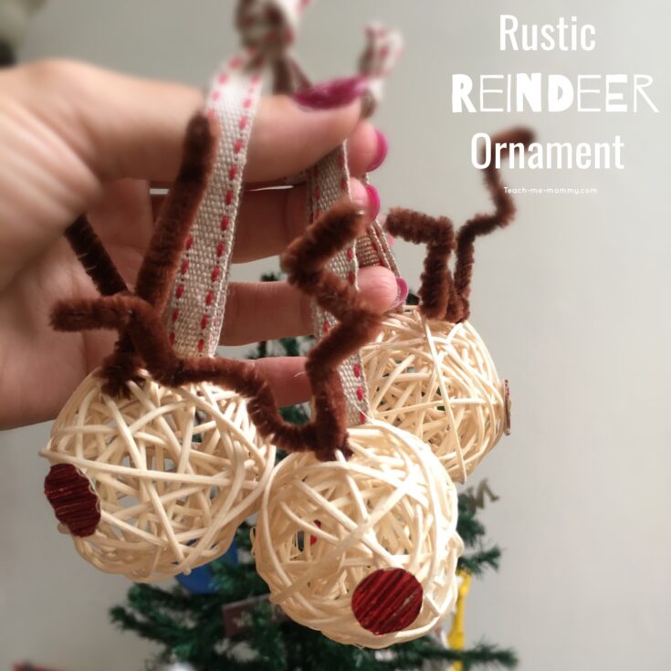 Image for Rustic Reindeer Ornament