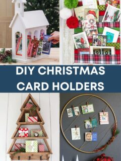 17 diy christmas card holders pin with text